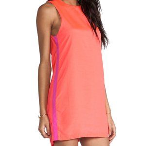 Naven Sporty Twiggy Dress in Neon Salmon/Pop Pink Size S